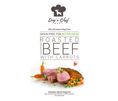 DOG´S CHEF Roasted Scottish Beef with Carrots Active Dogs 12 kg