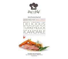DOG´S CHEF Delicious Turkey with Duck and Camomile SMALL BREED 12 kg