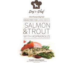 DOG’S CHEF Atlantic Salmon & Trout with Asparagus Large Breed 12 kg