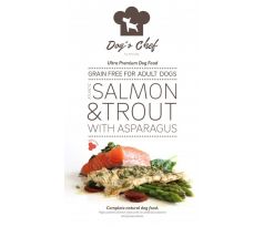 DOG’S CHEF Atlantic Salmon & Trout with Asparagus 6 kg