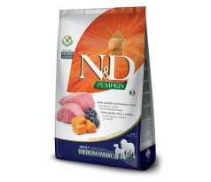 N&D GF PUMPKIN Adult Medium&Maxi lamb & blueberry 12 kg