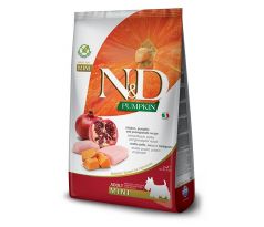N&D GF PUMPKIN Adult Mini chicken & pomegranate 7kg