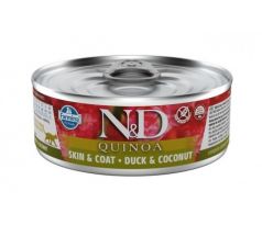 Farmina N&D cat QUINOA duck & coconut konzerva 80 g